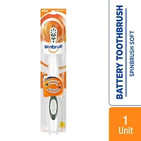 Spinbrush Battery Powered Toothbrush, Soft Bristles