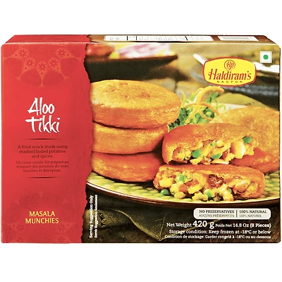 Haldiram Aloo Tikki (8 Pcs)