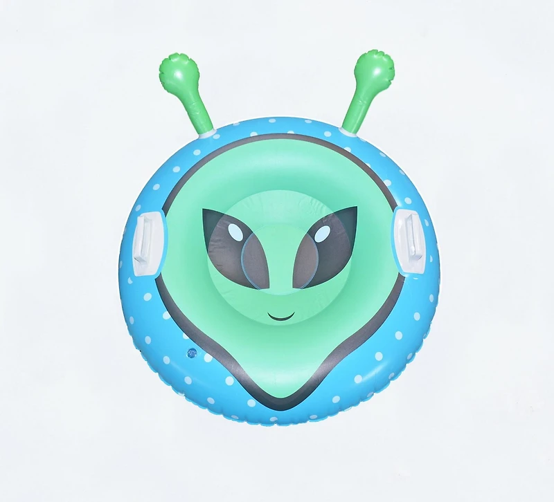 Pathfinder tube à neige gonflable extraterrestre vert, 39 po