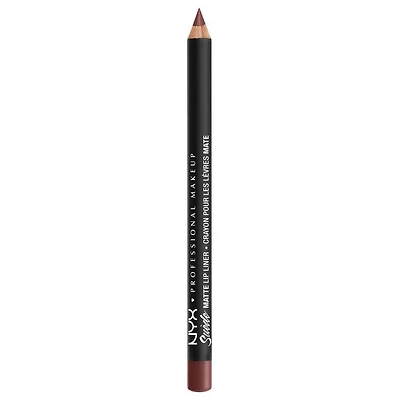 NYX Professional Makeup Crayon à Lèvres Mat en Daim Crayon à lèvres, soft matte