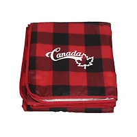 Ensemble chaises et couvertures Ozark Trail, à carreaux rouge et noir, polyester, logo Canada