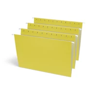 Continental Letter Size Hanging Folders. Yellow Colour, 6 Count