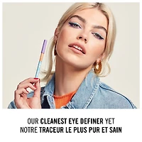 Rimmel Traceur pour les yeux KIND & FREE™, 100% végétalien, texture ultra-crémeuse et onctueuse, pigmentation intense jusqu'à 12 heures Traceur pour les yeux végétalien