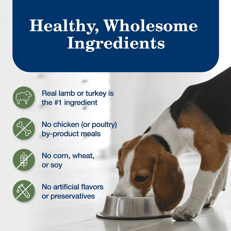 Blue Buffalo , Assortiment de Recettes Maison pour Chiens Adultes, Agneau et Dinde en Conserve, Format Varié
