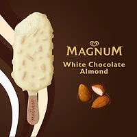Magnum White Chocolate Almond Ice Cream Bar, 3 x 85 mL