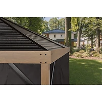 Sojag Sanibel 10 x 10 x 7 ft Dark Brown Polyester Curtains