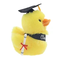 Peluche canard de remise des diplômes de la promotion 2025 dans une boîte
