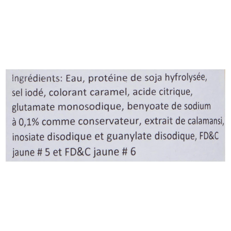 Datu Puti Toyomansi 750 ml par bouteille 750ml