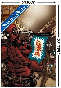 Marvel Comics - Deadpool - Bang Wall Poster, 22.375" x 34"