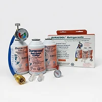 Kit de recharge de refrigerant Duracool 12a-yf Deluxe, pour les systèmes de climatisation mobiles OEM R-1234yf