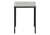 Monarch Specialties  Ensemble De Tables, Ensemble De 3 Pièces, Café, Bout, Métal Noir, Stratifié Gris, Contemporain, Moderne