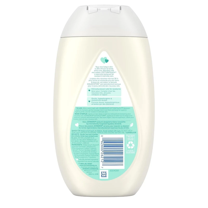 Lotion pour bébés Johnson's DouxCoton 400 ml