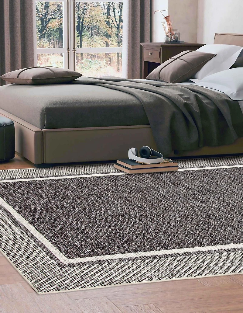 ECARPET Brooks 2'8" x 8'2" Nautical Coastal Area Rug for living room, bedroom, dining entrance