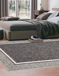 ECARPET Brooks 2'8" x 8'2" Nautical Coastal Area Rug for living room, bedroom, dining entrance