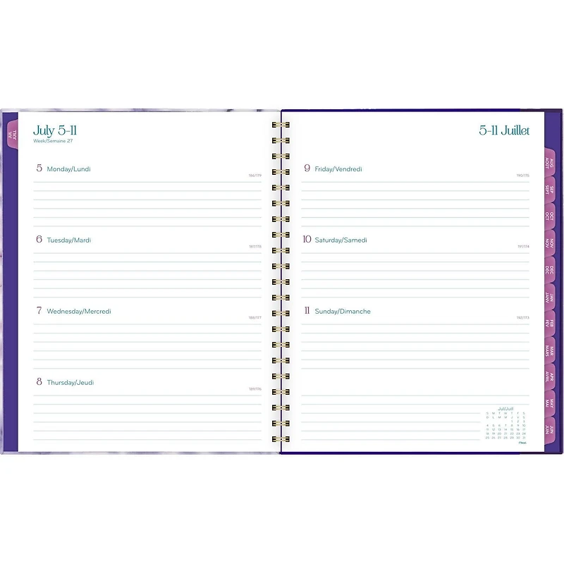 Mead Swirl Large Planner