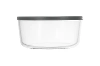 MAINSTAYS Round glass food storage with PE Lid
