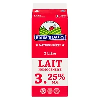 Lait homogénéisé à 3,25 % M.G. de Brum's