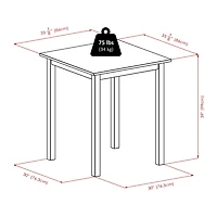 Winsome - Parkland 3PC Dining set