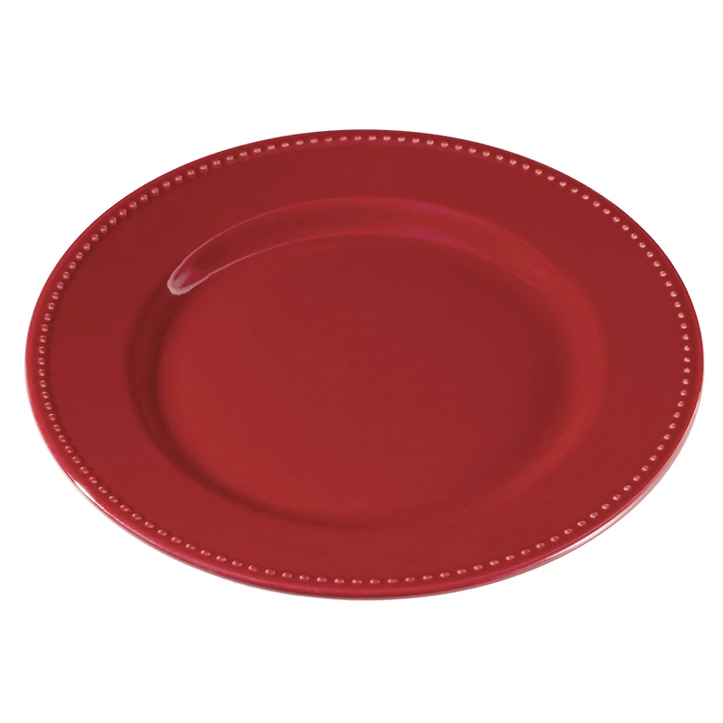 Mainstays Stonerware Brynn assiette rouge 10,39 pouces