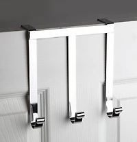 Era Organisateur Niagara à 3 crochets à fixer sur une porte, organisateur à fixer à l'arrière d'une porte, chrome