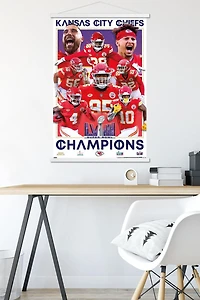 NFL Kansas City Chiefs - Super Bowl LVIII Champions Wall Poster