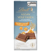 Chocolat végétalien au caramel salé Lindt – Barre (100 g)