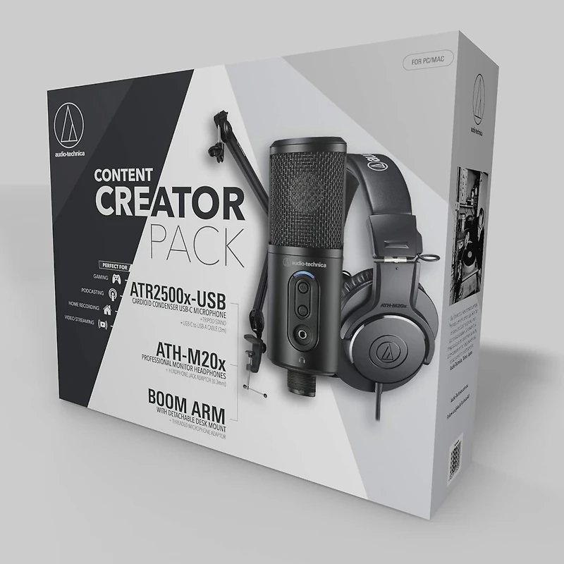 Kit de streaming, podcasting et enregistrement Audio-Technica