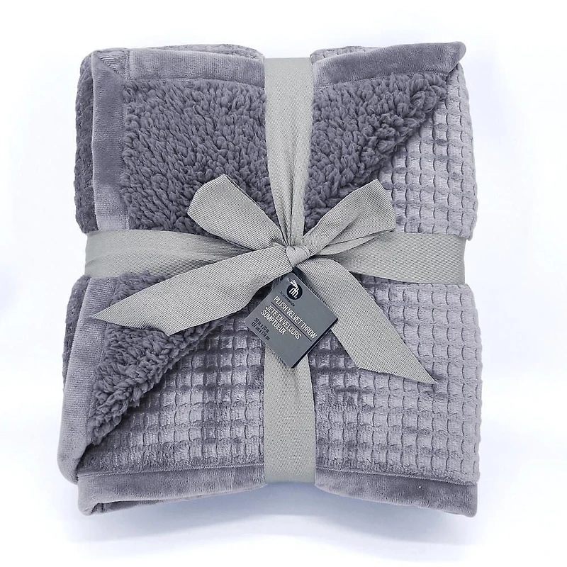 Oversized Plush Throw, Size 50 in. x 70 in.