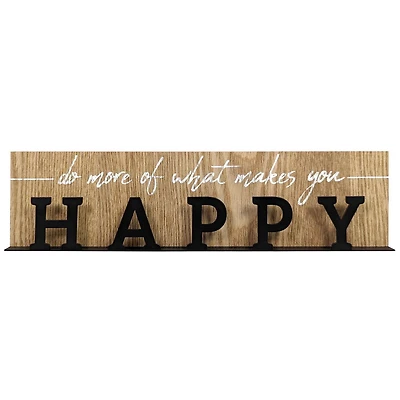 SENTIMENT WORD DÉCOR - HAPPY