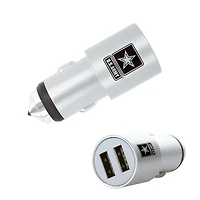 Chargeur de voiture USB double armée américaine avec brise-vitre d'urgence