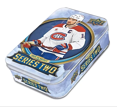 2025-26 Upper Deck Series 2 Hockey Trading Cards Tin