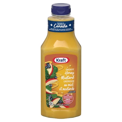 Kraft Creamy Honey Mustard Salad Dressing, 425 mL Bottle