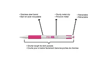 Zebra F-301 Stainless Steel Ball Point Pen