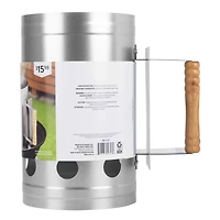 EXPERT GRILL PL Heavy Duty Deluxe Charcoal Chimney Starter, CHARCOAL STARTER