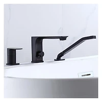 akuaplus® Roman Bathtub Faucet ELENA with Hand Shower in solid brass - 3 Pieces.