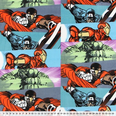 Fabric Creations Tissu de polyester au mètre Super Héros Avengers Marvel 152 cm (60")