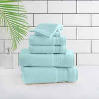 hometrends Solid Washcloth, Light Teal