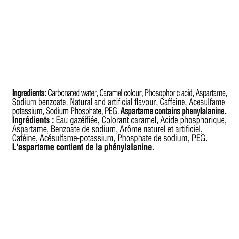 Dr Pepper Zero Sugar Soda 591 mL, Bottle, 591 mL