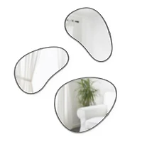 Umbra Miroirs Hubba Pebble, Lot de 3