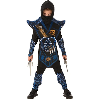 Costume de Ninja Bleu de Bataille pour enfant