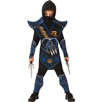 Costume de Ninja Bleu de Bataille pour enfant