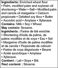 Pâtes feuilletées vol-au-vent Great Value 240 g / 6 vol-au-vent