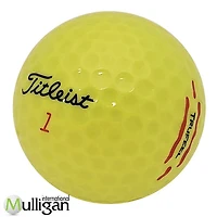 Mulligan - 36 Titleist TruFeel 2024 - 5A Recycled Used Golf Balls, Yellow