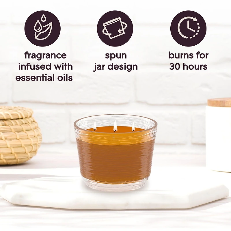 Glade® Scented Candle Air Freshener, Cashmere Woods, 1 Piece