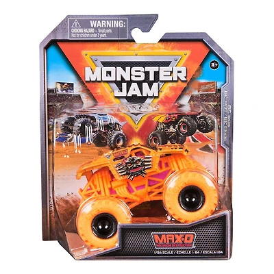 Monster Jam, Official Max-D Monster Truck, Die-Cast Vehicle, 1:64 Scale, Kids Toys for Boys Ages 3 and up