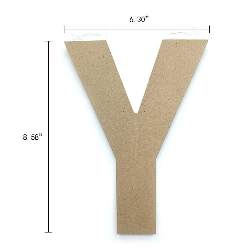 Lerman decor's wood letter Y
