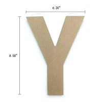 Lerman decor's wood letter Y