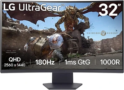 LG UltraGear 32", 2560 x 1440, Noir, 32GS75QN-B