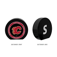 SALIÈRE ET POIVRIÈRE SOUS LICENCE OFFICIELLE LNH PUCK CALGARY FLAMES