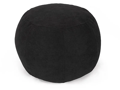 Pouf Rond Noir de Lounge & Co